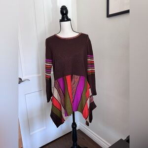 Colorful Striped Women's Sweater